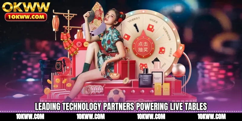 Leading technology partners powering live tables